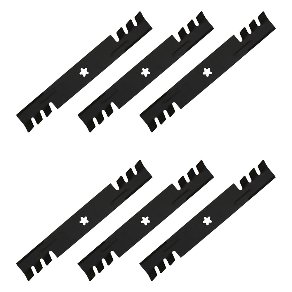 (6) Mulching Blades Fits Husqvarna 52" GT Mowers 574870801 575240701