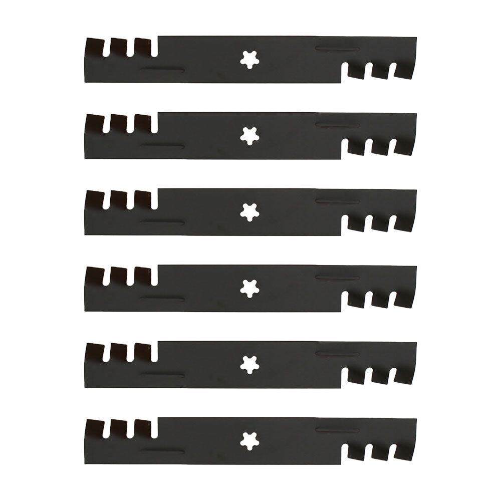 Qty. 6: Mulching Blades
 Fits Husqvarna Replaces 574870801
