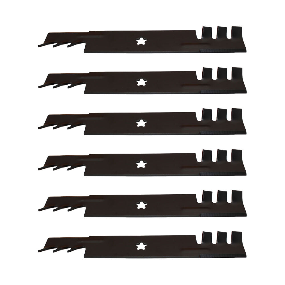 (6) Mulching Blades Fits Husqvarna 52" GT Mowers 574870801 575240701