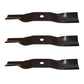 Fits Kubota Riding Lawn Mowers: Several Models (3) Replacement Mower Blades