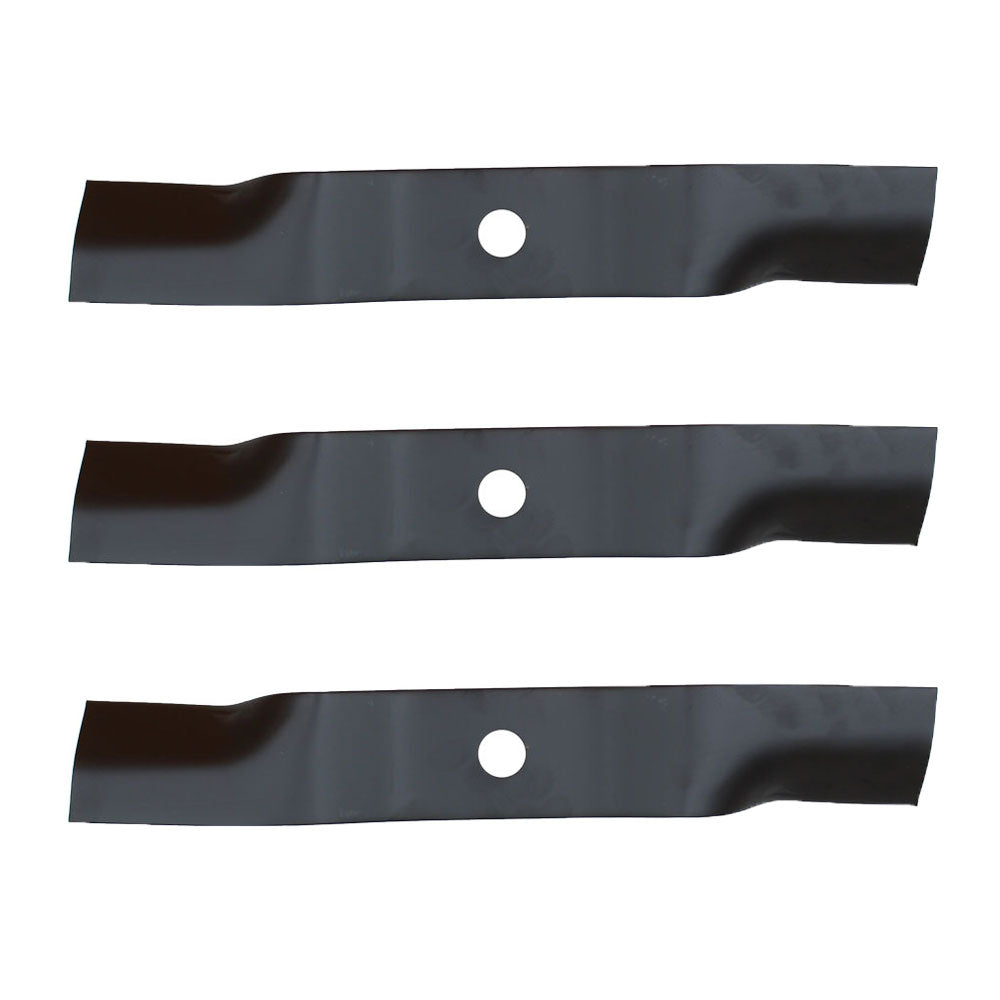 Set of 3 Fits Kubota 48" mower blades K5576-34350 K5576-34340 K5576-97530