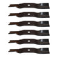 Set of (6) K5576-34350 Replacement 16-1/2" X 57/64" Blades Fits Kubota Models