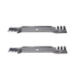 (2) 96-401 Mulching Blade Fits Cub Cadet LTX1 Troy-Bilt Horse XP 46" Deck