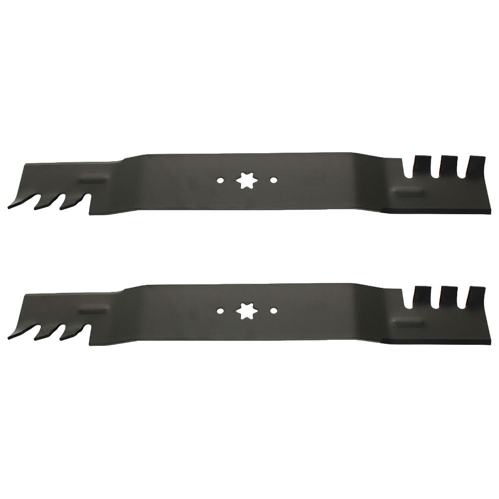 (2) 96-401 Mulching Blade Fits Cub Cadet LTX1 Troy-Bilt Horse XP 46" Deck