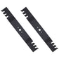 46 1/4" Fits Stens #302-422 Toothed Mulch Lawn Mower Blade Set (2) MTD / Fits