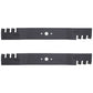 (2) 96-401 Mulching Blade Fits Cub Cadet LTX1 Troy-Bilt Horse XP 46" Deck