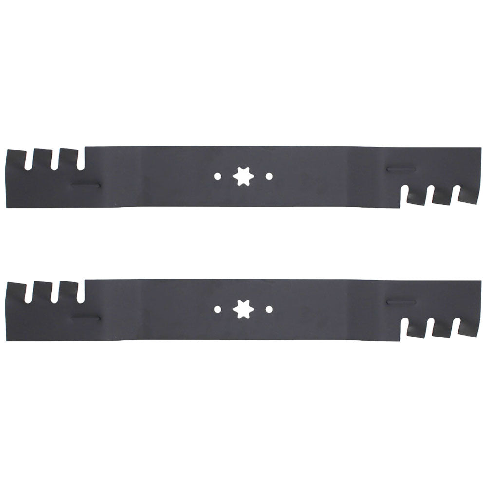Qty 2: Toothed Blade Fits Cub Cadet Replaces 742-04244-Toothed