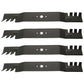 Qty 4: Toothed Blade
 Fits MTD Replaces 742-04244