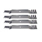 ( 2 sets) Mower Deck Mulch Blades Fits Cub Cadet XT1 LT46 XT2 LX46 46'' Deck