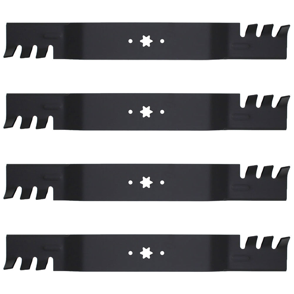 Qty 4: Toothed Blade
 Fits Cub Cadet Replaces 742-04244-Toothed