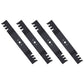 Qty 4: Toothed Blade
 Fits MTD Replaces 742-04244