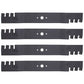 Qty 4: Toothed Blade
 Fits Cub Cadet Replaces 742-04244-Toothed