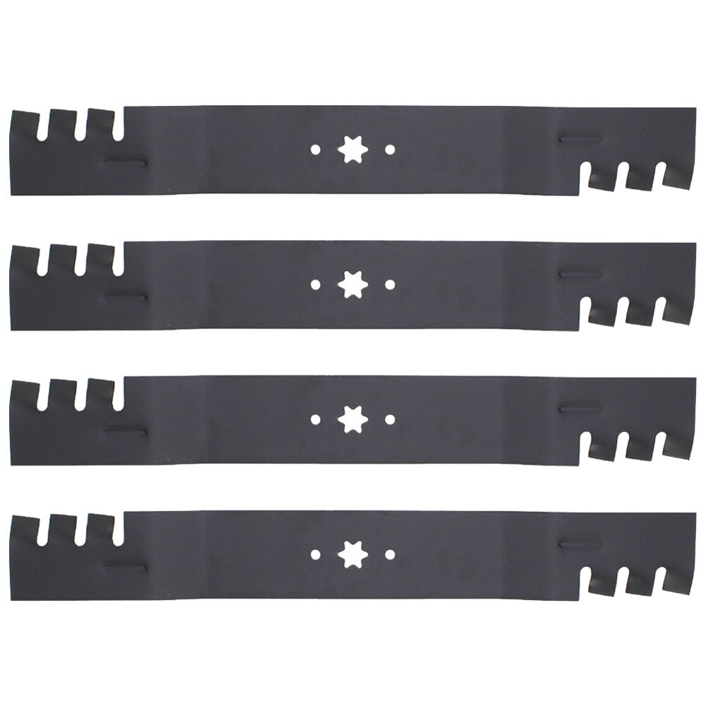 Qty 4: Toothed Blade
 Fits Cub Cadet Replaces 742-04244-Toothed