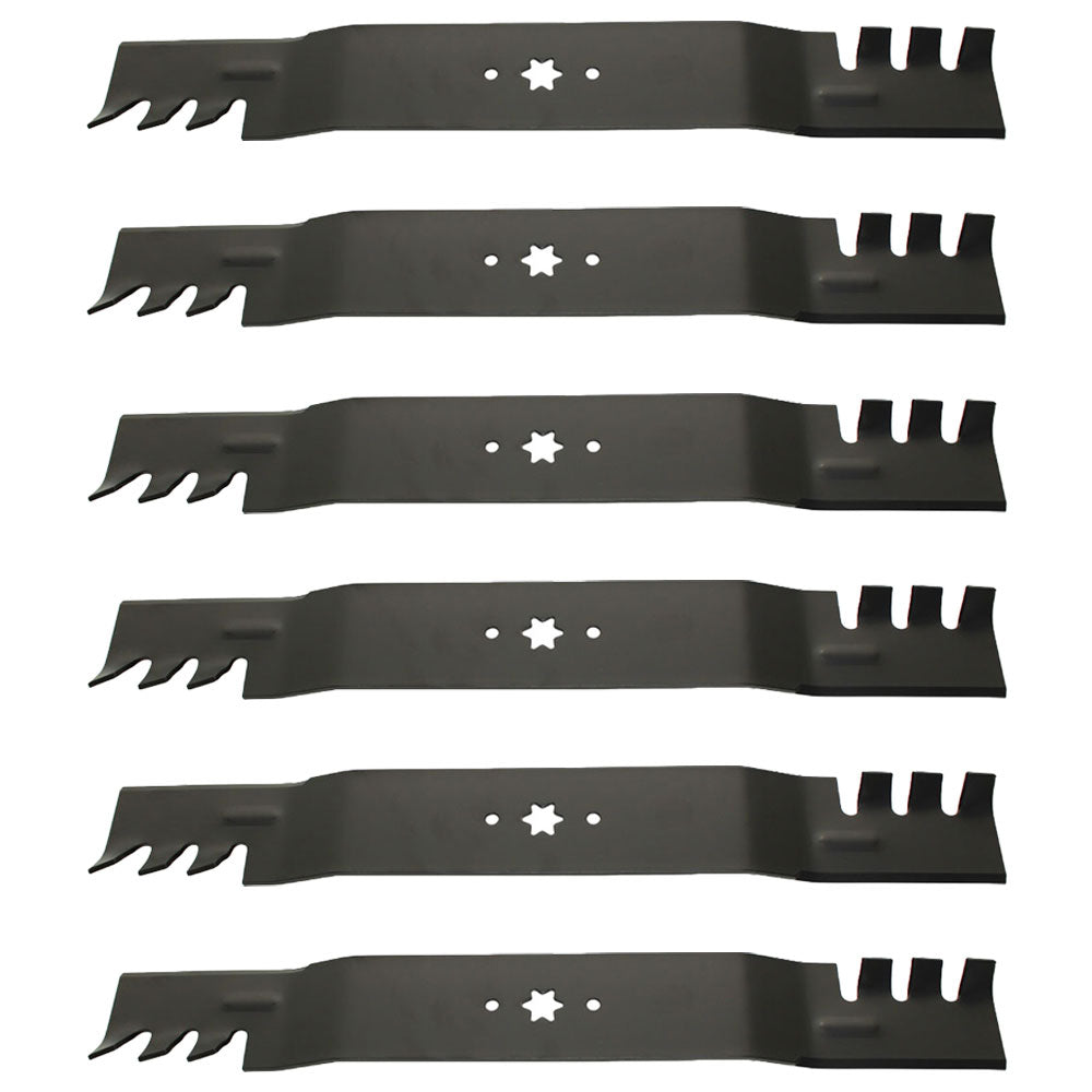 Qty 6: Toothed Blade
 Fits MTD Replaces 742-04244
