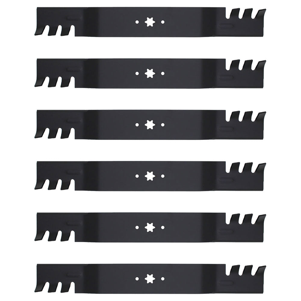 Set of 6 46" Blades Fits Cub Cadet 942-04290, 742-04244