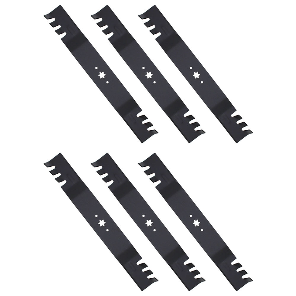 Qty 6: Toothed Blade
 Fits Cub Cadet Replaces 742-04244-Toothed