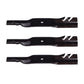 (3) Blades Fits Gravely 48" Pro Turn 148 XDZ & ZT HD 396-809