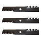 Qty 3: Mulching Blade
 Fits Poulan Replaces 539113425