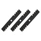 Qty 3: Mulching Blade
 Fits Poulan Replaces 539113425