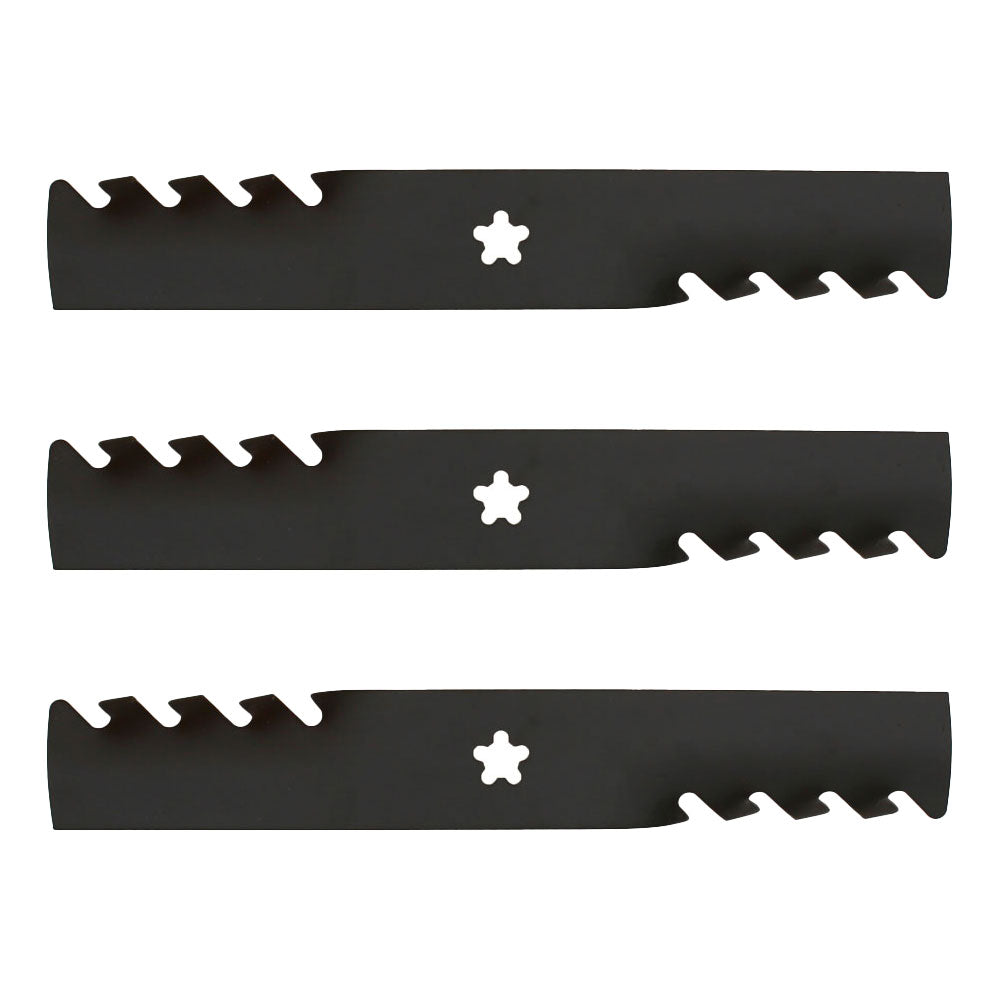 Qty 3: Mulching Blade
 Fits Poulan Replaces 539113425