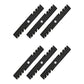 Qty 6: Toothed Mulching Blade Fits Yazoo/Kees Replaces 539 113425