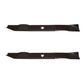 2pk Blades Fit 42" Fits Craftsman Riding Lawn Mower 138971 134149 532138971