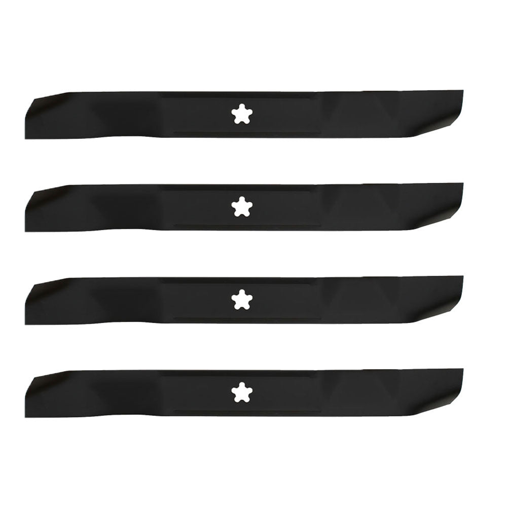 (4) 3 in 1 Lawn Mower Blades Fits Poulan Riding Mowers 42" Decks Repl. 532139775