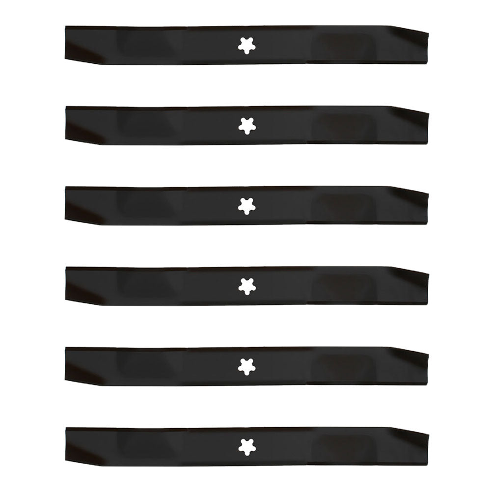 139775 6x Mower Blade Fits AYP Mowers Five Point Star (Requires 2 for 42" Deck)