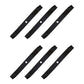 (6) 3 in 1 Mower Blades Fits Husqvarna Riding Mowers 42" Decks Repl. 532139775