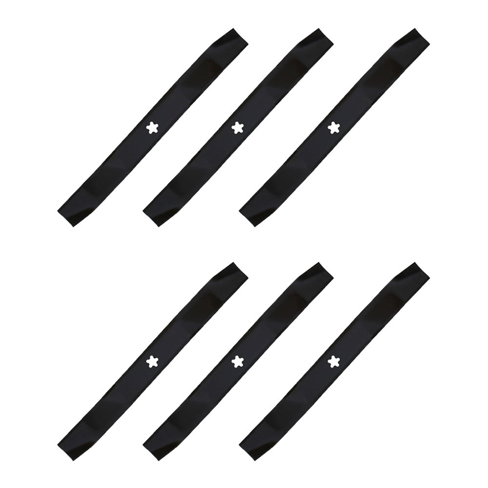(6) 3 in 1 Lawn Mower Blades Fits Craftsman Riding Mowers 42" Decks 532139775