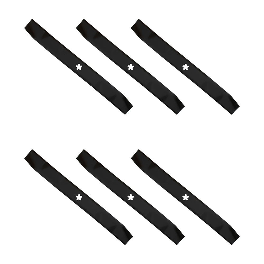 (6) 3 in 1 Lawn Mower Blades Fits Poulan Riding Mowers 42" Decks Repl. 532139775