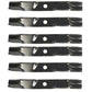 (6) 18" X 15/16" Mulch Blades Fits Exmark Models 103-6392 3 Blades for 52" Cut