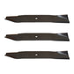 320236 Set of Three New Mower Blades Fits Woods Lawn Mowers