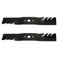 Qty 2: Toothed Mower Blade Fits Cub Cadet Replaces 742-04154