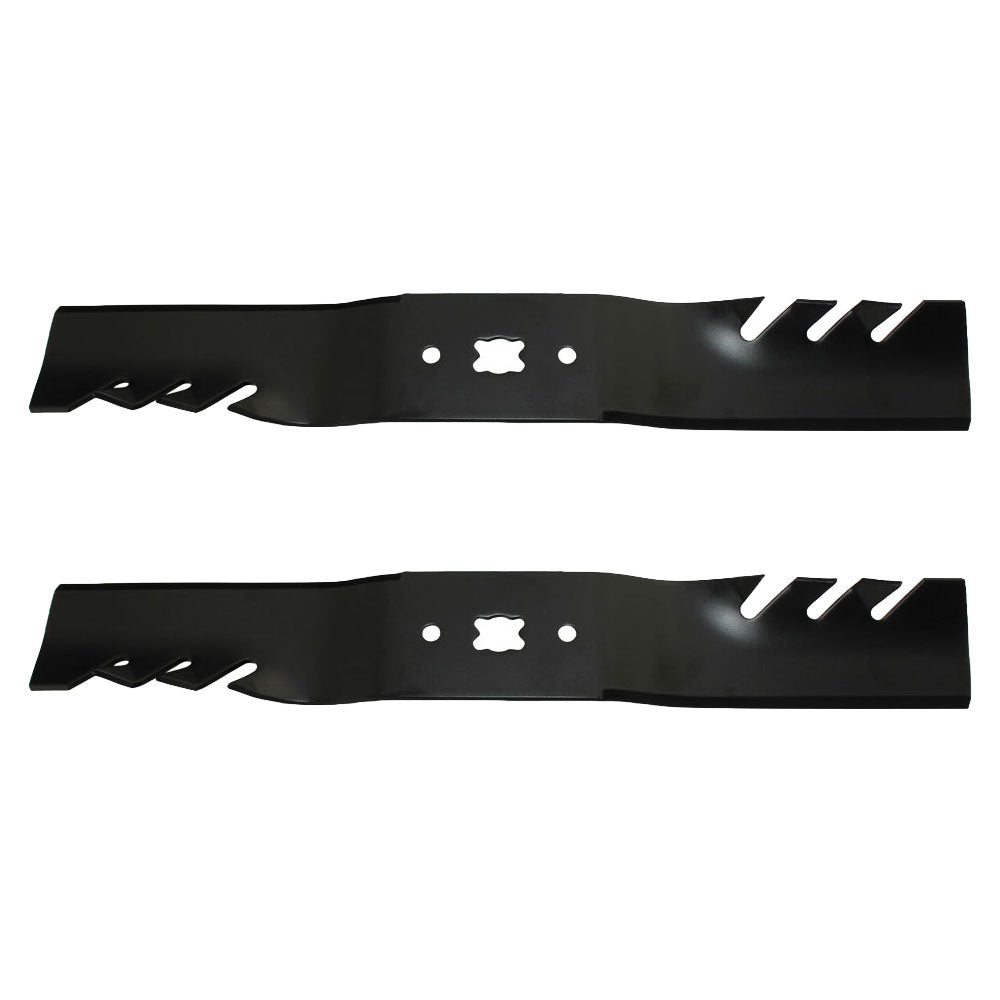 Qty 2: Toothed Mower Blade Fits Troy Bilt Replaces 742-04154
