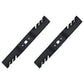 Qty 2: Toothed Mower Blade Fits Oregon