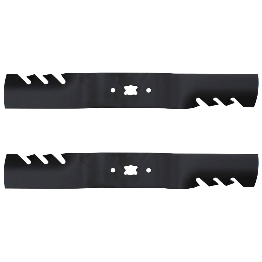 Qty 2: Toothed Mower Blade Fits Troy Bilt Replaces 742-04154