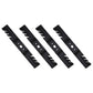 Set of (4) 17-7/8" Mulching Blades 742-04154 Fits Cub Cadet CC760ES, CC760