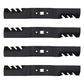 Set of (4) 17-7/8" Mulching Blades 742-04154 Fits Cub Cadet CC760ES, CC760
