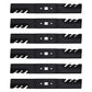 Qty 6: Toothed Mower Blade Fits MTD Replaces 742-04154