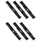Qty 6: Toothed Mower Blade Fits MTD Replaces 742-04154