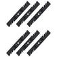 Qty 6: Toothed Mower Blade Fits Craftsman Replaces 742-04154