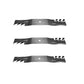 3 Toothed Blades for 54 Deck MTD Fits Toro Fits Cub Cadet Mowers 112-0931 942-06