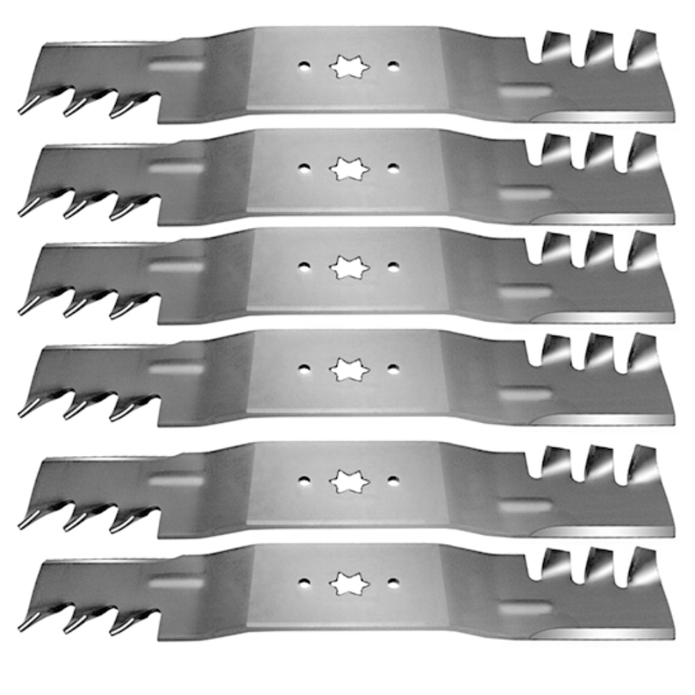 Qty 6: Commercial Mulching Blade Fits MTD Replaces 742-0677A