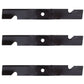 3 Fits Exmark 109-6464-S Hi Lift Notched Blade Set Lazer Z AC Diesel XS 66 Inch