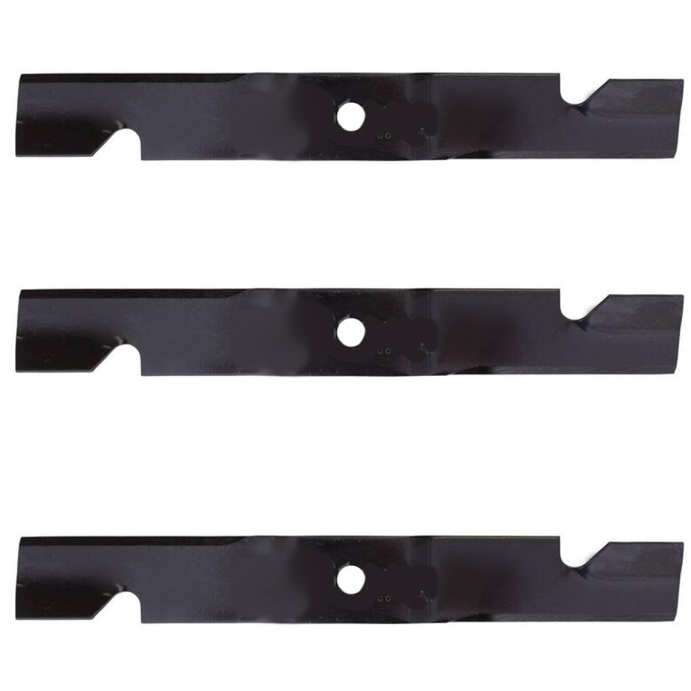 3 Fits Exmark 109-6464-S Hi Lift Notched Blade Set Lazer Z AC Diesel XS 66 Inch