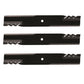 Blades 3-Pack fits Bush Hog 72" 82325 95755 50029160 396-737(3)