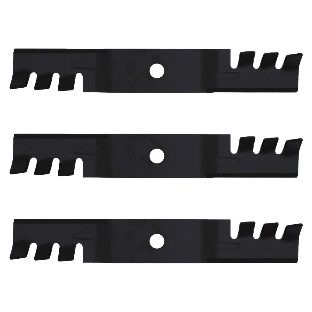 3 Pack Mulching Blades for M115495 Fits John Deere 48" Deck 240 265 325 345 445