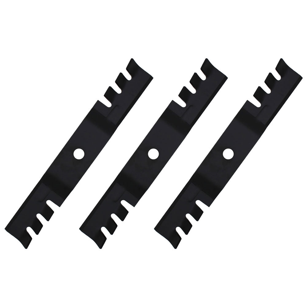 Qty 3: Mulching Blades Fits John Deere Replaces M111522