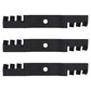 3 Pack Mulching Blades for M115495 Fits John Deere 48" Deck 240 265 325 345 445